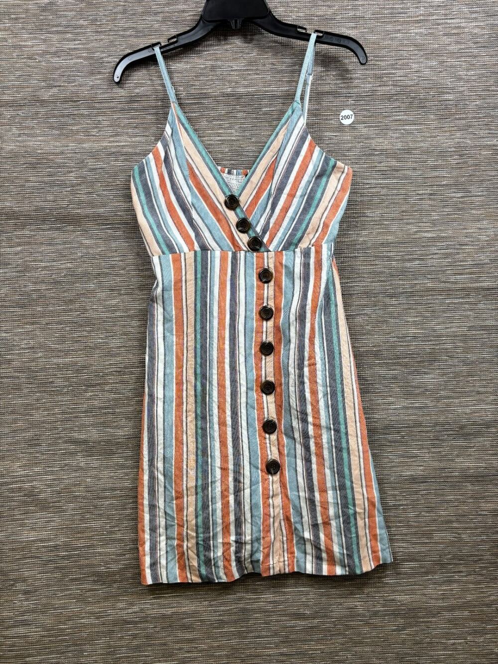 Buckle Daytrip Dress Womens Size S Multicolor Sleeveless Tank Striped